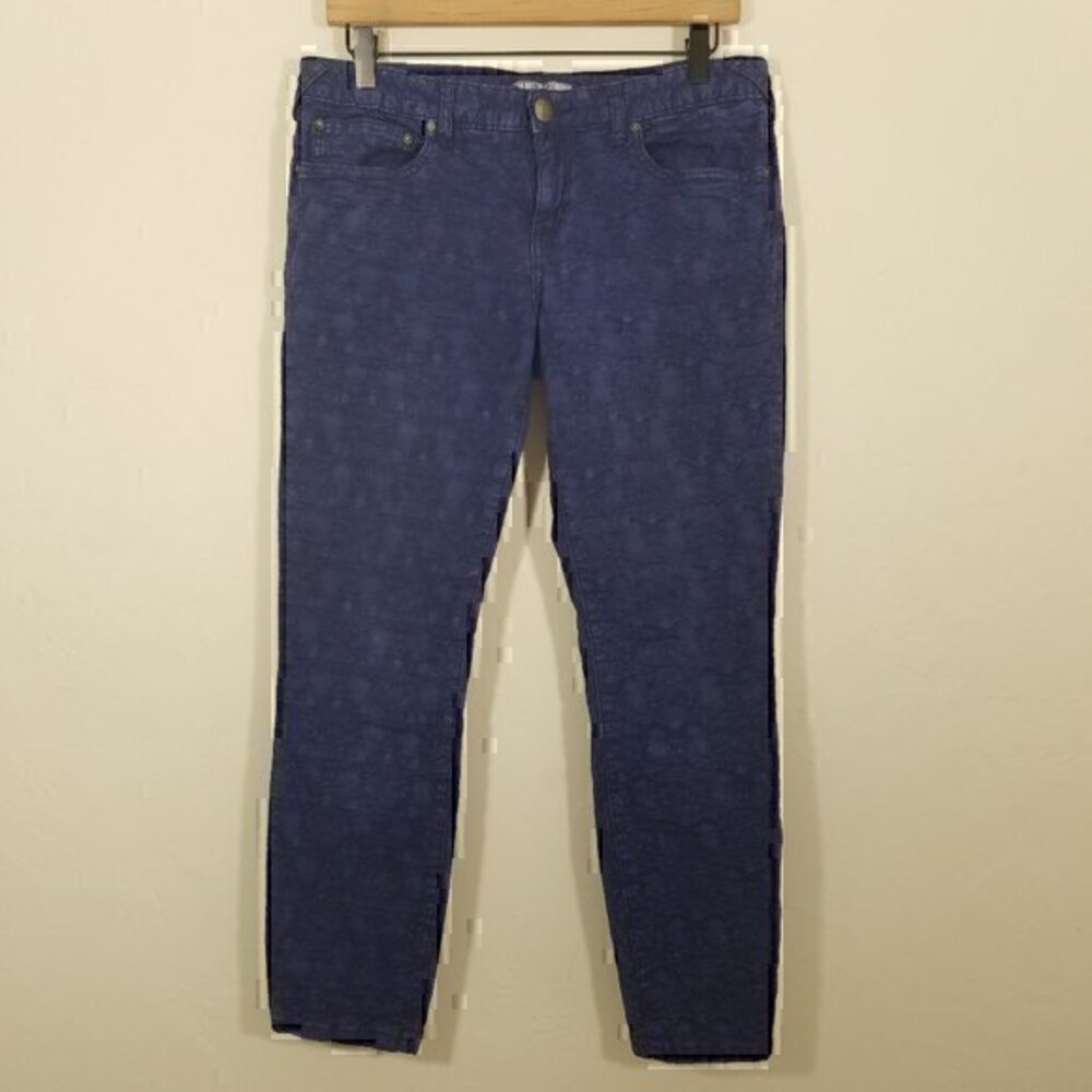 Free People Textured Skinny‎ Super Stretch Jeans Size 30